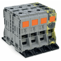 Juego de Corriente Trifásica / Bornas para Corrientes Elevadas 185 mm² / POWER CAGE CLAMP / Multicolor / Con Bridas de Fijación / Cobre / 185 mm²