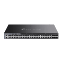 Switch Omada L3 SDN Administrable / 48 puertos Gigabit y 6 puertos SFP+ / Presupuesto PoE 1440 W / Funciones RIP, VRRP, Servidor DHCP / Administración centralizada OMADA / Fuente Redundante