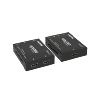 Extensor HDMI | Soporta KVM | Transmisión hasta 100 m | Cable CAT6 | 1080P@60Hz | Copia EDID automática | Sin compresión ni retraso | PoC