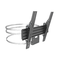 MONTAJE PARA PANTALLAS DE 32 A 65 PULGADAS EN COLUMNA| VESA 100 X 100 HASTA 400 X 400 | COLOR NEGRO| CAP. MAX 35KG