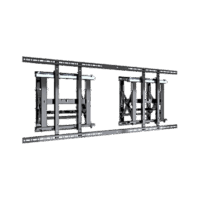 Soporte Estructural Modular para Pantallas | Altura Ajustable de 200 mm a 1600 mm | Ancho 600 mm | Profundidad 134 mm a 300 mm | Diseño Metálico| Compatible con Diferentes Tamaños de Pantallas |Soporta Formato Horizontal y Vertical.