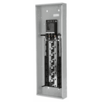 Centro de carga trifásico ES de 42 espacios, 120/240vca, Barra de aluminio, Nema 1, uso interior. Incluye tapa.