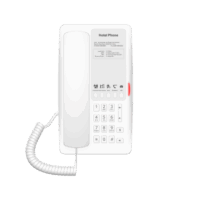 Teléfono IP WI-FI para Hotelería, Puerto USB-A para Carga, 5 Teclas Programables para Servicio Rápido (Hotline), Plantilla Personalizable con PoE