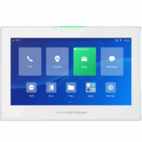Estación de Intercomunicación SIP con Wi-Fi 6, Bluetooth y Control Total para Agendamiento de Salas y Edificios Inteligentes (Color Blanco)