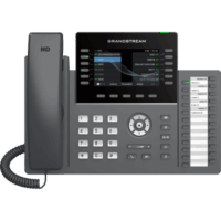 TELÉFONO IP PROFESIONAL DE 12 LÍNEAS / 24 TECLAS DE EXTENSIÓN PROGRAMABLES / WI-FI 6 / POE INTEGRADO / PANTALLA LCD 4.3 PULGADAS / SEGURIDAD DE NIVEL EMPRESARIAL / BLUETOOTH INTEGRADO / COMPATIBLE CON GDMS / AUDIO HD CON NOISE-SHIELD