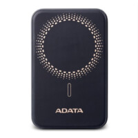 BATERIA DE RESPALDO ADATA POWER BANK MAGNÉTICO R050 5000 MAH USB -C CARGA INALÁMBRICA COLOR NEGRO (PR050-11BK)