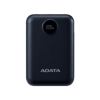 BATERIA DE RESPALDO ADATA POWER BANK C10022 10000MAH ENTRADA USB TIPO C Y USB TIPO A NEGRA PC1002212BK