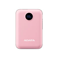 BATERIA DE RESPALDO ADATA POWER BANK C10022 10000MAH ENTRADA USB TIPO C Y USB TIPO A ROSA PC1002212PK
