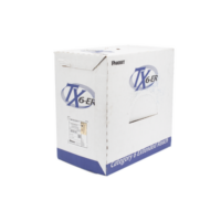 Bobina de Cable UTP de 4 Pares, Cat6 de Rango Extendido, 22 AWG, CMP (Plenum), Color Azul, 305 m