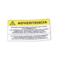 Etiqueta de Videovigilancia en Vinil Adhesivo Mate / Paquete con 10