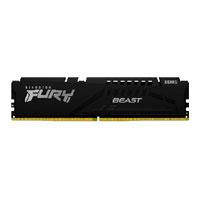 MEMORIA RAM KINGSTON DIMM DDR5 16GB 6800MT/S FURY BEAST BLACK EXPO CL34 288PIN 1.4V C/DISIPADOR DE CALOR P/PC/GAMER/ALTO RENDIMIENTO KF568C34BBE-16