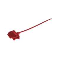 Clip-cincho Plástico para sujetar cable de detección lineal de temperatura en charolas de cable, paquete con 100 piezas