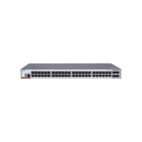 Switch Administrable Capa 3 con 48 puertos Gigabit + 4 SFP+ para fibra 10Gb, gestión gratuita desde la nube.