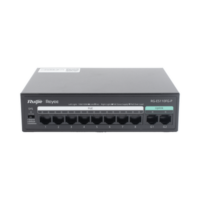 Switch PoE+ no Administrable, hasta 110 Watts, 8 puertos PoE+ 10/100 y 2 Uplinks Gigabit 1G