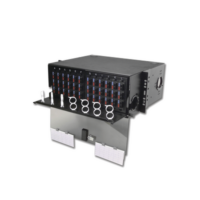 Panel de Conexión de Fibra Óptica (RIC3) Para Rack de 19in, Acepta 12 Placas Quick Pack, Hasta 288 Fibras, 4 UR