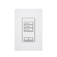 Teclado seetouch 3 botones, 2 botones subir/bajar, programe escenas diferentes en cada botón.