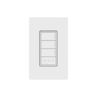 (RadioRa3) Botonera Sunnata Blanco 3 escenas y 2 botones subir/bajar para Radio RA3, programe escenas diferentes en cada botón.