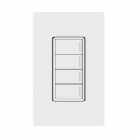 (RadioRa3) Botonera Sunnata Blanco 4 escenas, programe escenas diferentes en cada botón.