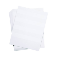 s100x075yaj-p Hojas con 2500 Etiquetas Auto-laminadas para Impresora Láser/Inyección de Tinta, para Cables de 2 a 4.1 mm de Diámetro (18 - 14 AWG)