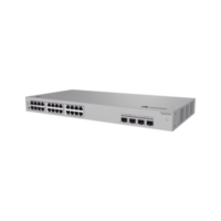 Switch de Acceso eKit Administrable / Capa 2 / 24 Puertos PoE+ Gigabit + 2 Puertos SFP (2.5 Gbps) + 2 Puertos SFP+ / PoE Perpetuo / Presupuesto PoE 195 W / Sin licenciamiento