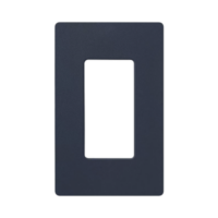 Tapa Color Deep Sea para interruptor o dimmer Lutron, 1 gang, limpio y moderno