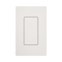 Placa ciega de pared color blanco Snow