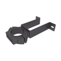 Soporte de pared con abrazadera para poste