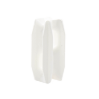 Aislador Blanco para postes de esquina de alta Resistencia con Anti UV de uso en cercos eléctricos