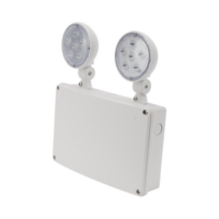 Letrero LED de SALIDA con Luz de Emergencia/Montaje Universal (pared, lateral o Techo)/Batería de Respaldo Incluida