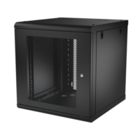 Gabinete de Pared 12U de 635 mm de Profundidad, Rack de 19 in en Acero Reforzado: Compacto y Resistente para Soluciones Profesionales
