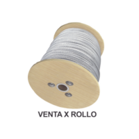 Cable de Retenida de 1/4", Resistencia 2154 Kg, 7 hilos (Carrete de 1500 metros).