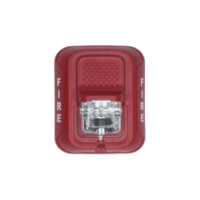 Lámpara Estroboscópica para Montaje en Pared, Color Rojo, Nivel de Candelas Seleccionable, Nuevo Diseño Moderno y Elegante y Menor Consumo de Corriente