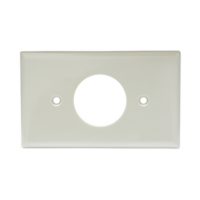 Placa de plástico para contacto sencillo.