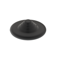 Paquete 100 pzas Tags / Para ROPA / Tipo Mini UFO / Negro