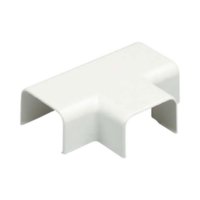 tf3iwe-p Conexión en "T", para uso con canaleta LD3, material ABS, Color Blanco Mate
