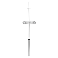 Punta Pararrayo Tipo Dipolo Corona con Ángulo de Protección de 72°.