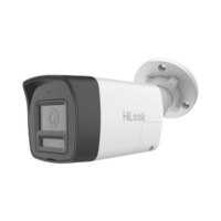 [Audio Bidireccional + Dual Light + ColorVu] Bala TURBOHD 2 Megapixel (1080p) / Lente 2.8 mm / 30 mts IR EXIR + 20 mts Luz Blanca / Micrófono y Bocina Integrado / Exterior IP67 / Metal / dWDR