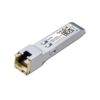 Transceptor mini-GBIC SFP+ RJ45 / Admite 10GBASE-T, 5GBASE-T, 2.5GBASE-T, 1000BASE-T y 100BASE-TX / Distancia Hasta 30 metros / Conector RJ45 (10G)