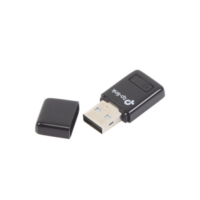 Mini Adaptador USB inalámbrico N 300 Mbps 2.4 GHz con 1 antena interna