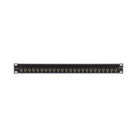 Patch Panel UltraMAX. UTP, Precargado con Jacks Cat6A, 24 Puertos, Plano, 1U