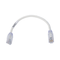 Cable de Parcheo UTP, Cat6A, Diámetro Reducido (28 AWG), CM/LSZH, Color Blanco Mate, 8in (20.3cm)