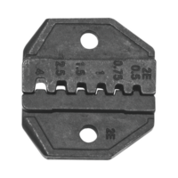 Matriz Ponchadora, Férulas (Ferrule) Aisladas, sin Aislamiento o de Terminal de Clavija. Compatible con Pinza Ponchadora VDV200-010.