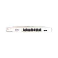 Switch Administrable PoE / 24 puertos PoE af/at Gigabit / 2 x SFP Gigabit / Administración Cloud Gratuita / Presupuesto 370 W