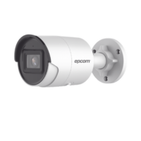 Bala IP 4 Megapixel / Lente 2.8 mm / 40 mts IR EXIR / IP67 / WDR 120 dB / PoE / Micrófono Integrado / Videoanaliticos (Filtro de Falsas Alarmas) / Ultra Baja Iluminación