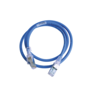 Patch Cord Z-MAX Cat6A S/FTP, CM/LS0H, 3ft, Color Azul, Versión Bulk (Sin Empaque Individual)