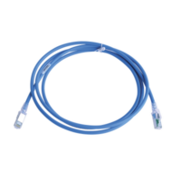Patch Cord Z-MAX Cat6A S/FTP, CM/LS0H, 7ft, Color Azul, Versión Bulk (Sin Empaque Individual)