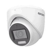 [Dual Light + ColorVu] Turret TURBOHD 3K (5 Megapixel) / Lente 2.8 mm / 30 mts IR + 20 mts Luz Blanca / Gran Angular 104.9° / Exterior IP67 / dWDR / 4 Tecnologías / Policarbonato