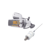 Kit de radio UM385 | mas antena marina de fibra de vidrio TX-1600-SYS