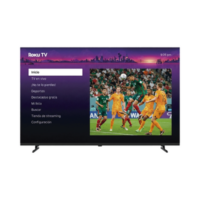 SmartTV QLED 4K UHD 58 Pulgadas / Resolución 3840 × 2160 / Tecnología QLED / 1GB DDR4 RAM / 512MB ROM / 3 Puuertos HDMI / WiFi 2T2R / ROKU / Audio 8W+8W / VESA 200×200 mm