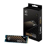 UNIDAD DE ESTADO SOLIDO SSD INTERNO MSI SPATIUM M450 1TB M.2 2280 PCIE GEN4X4, NVME 1.4 LEC 3600 / ESC 300 MB/S SPATIUM M450 PCIE 4.0 NVME M.2 1TB